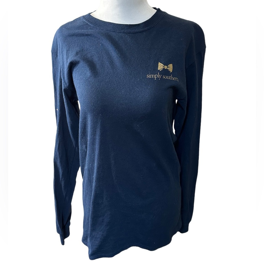 Simply southern give thanks with a thankful heart long sleeve t-shirt